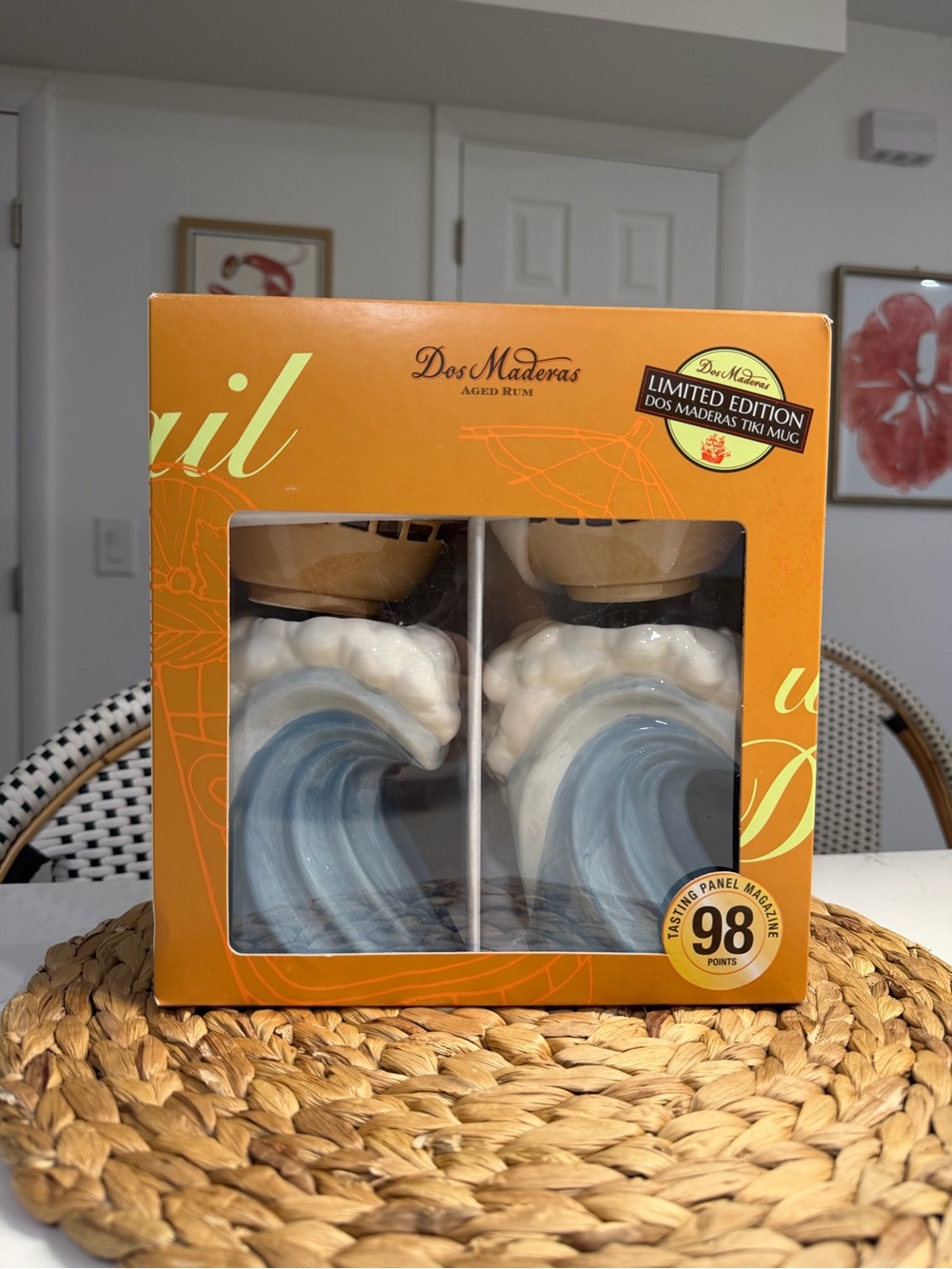NWT Dos Maderas Tiki Mug Set
